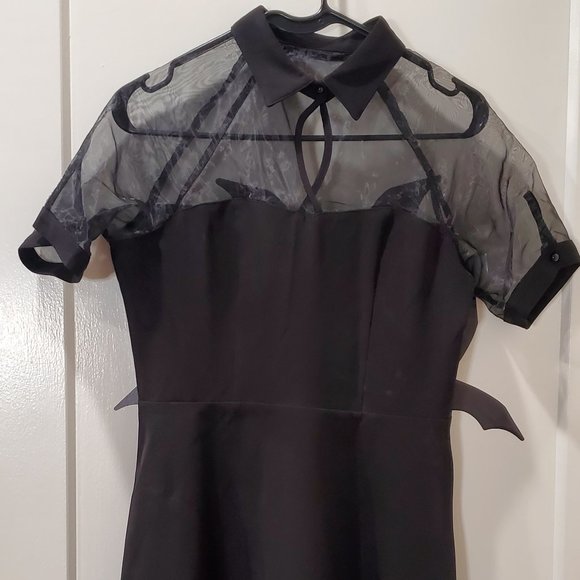 Sadie Robertson Medium Mesh Black Dress - Picture 1 of 5